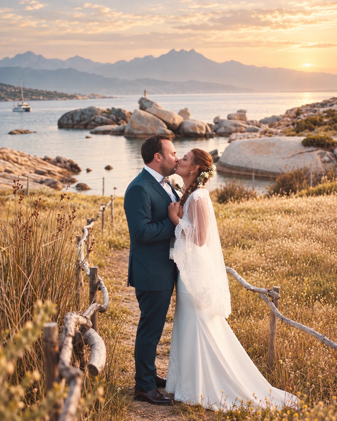 Caroline & Victor — mariage à Le Rocher, Lumio